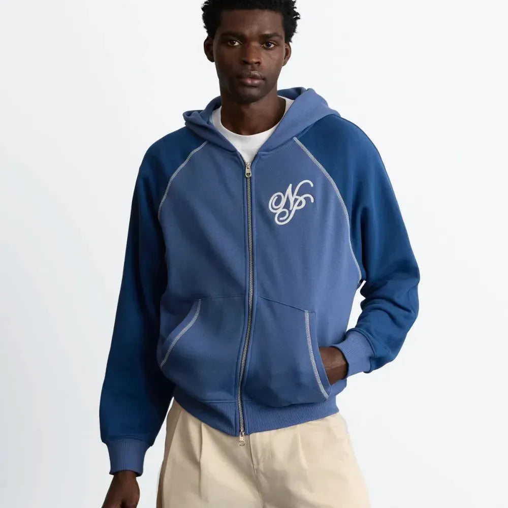 Moletom Nude Project Team Zip-Up Navy