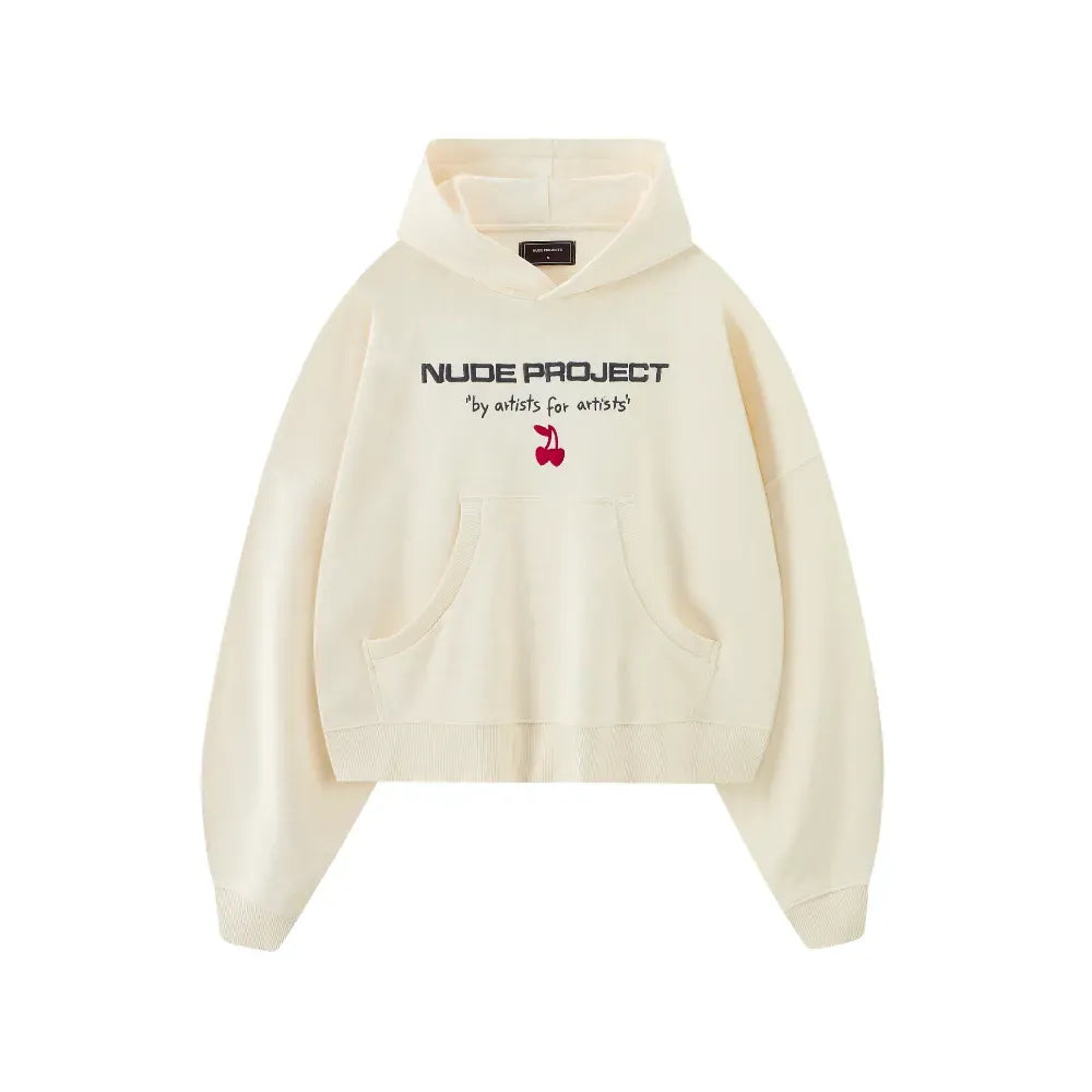 Moletom Nude Project Sport Hoodie Off-White