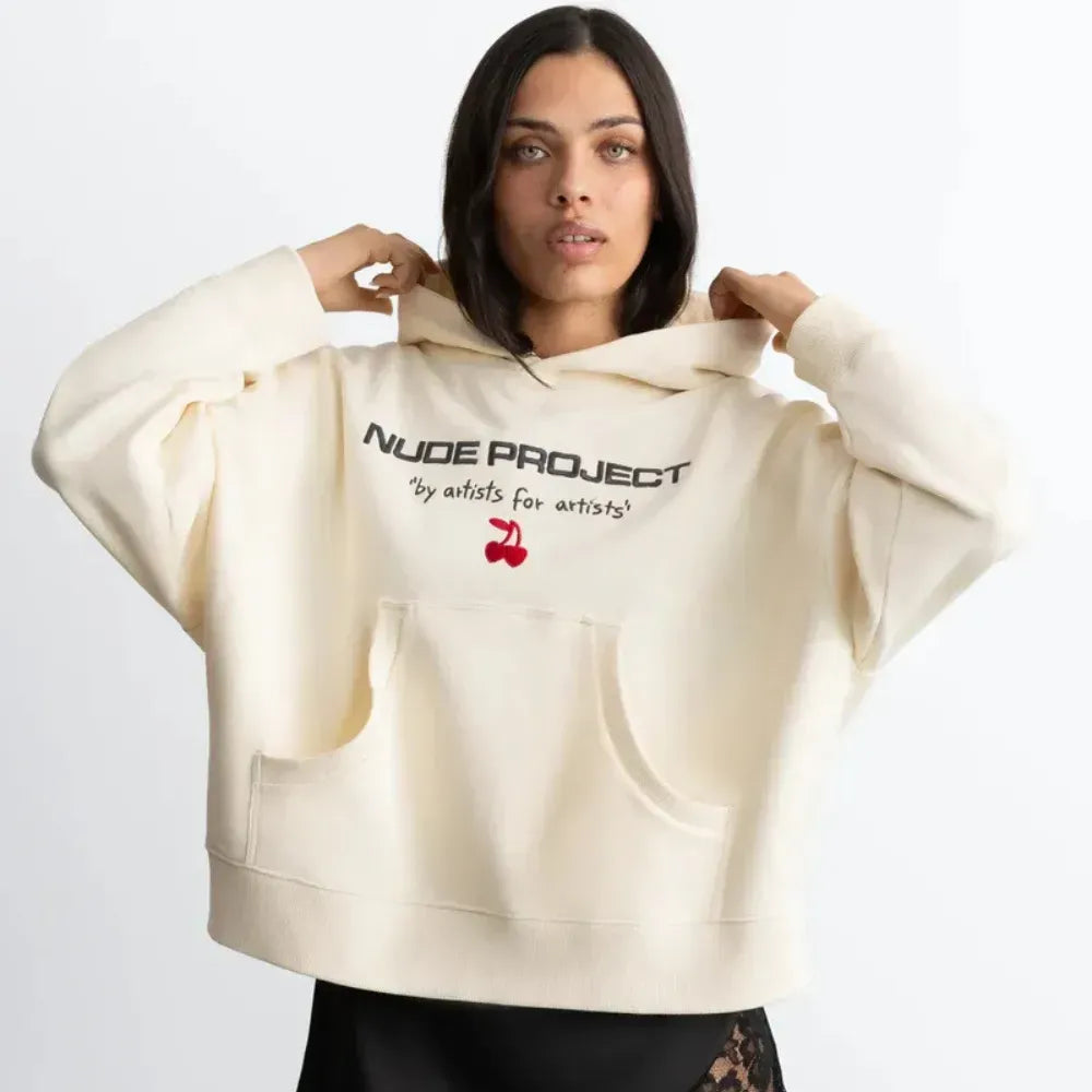 Moletom Nude Project Sport Hoodie Off-White
