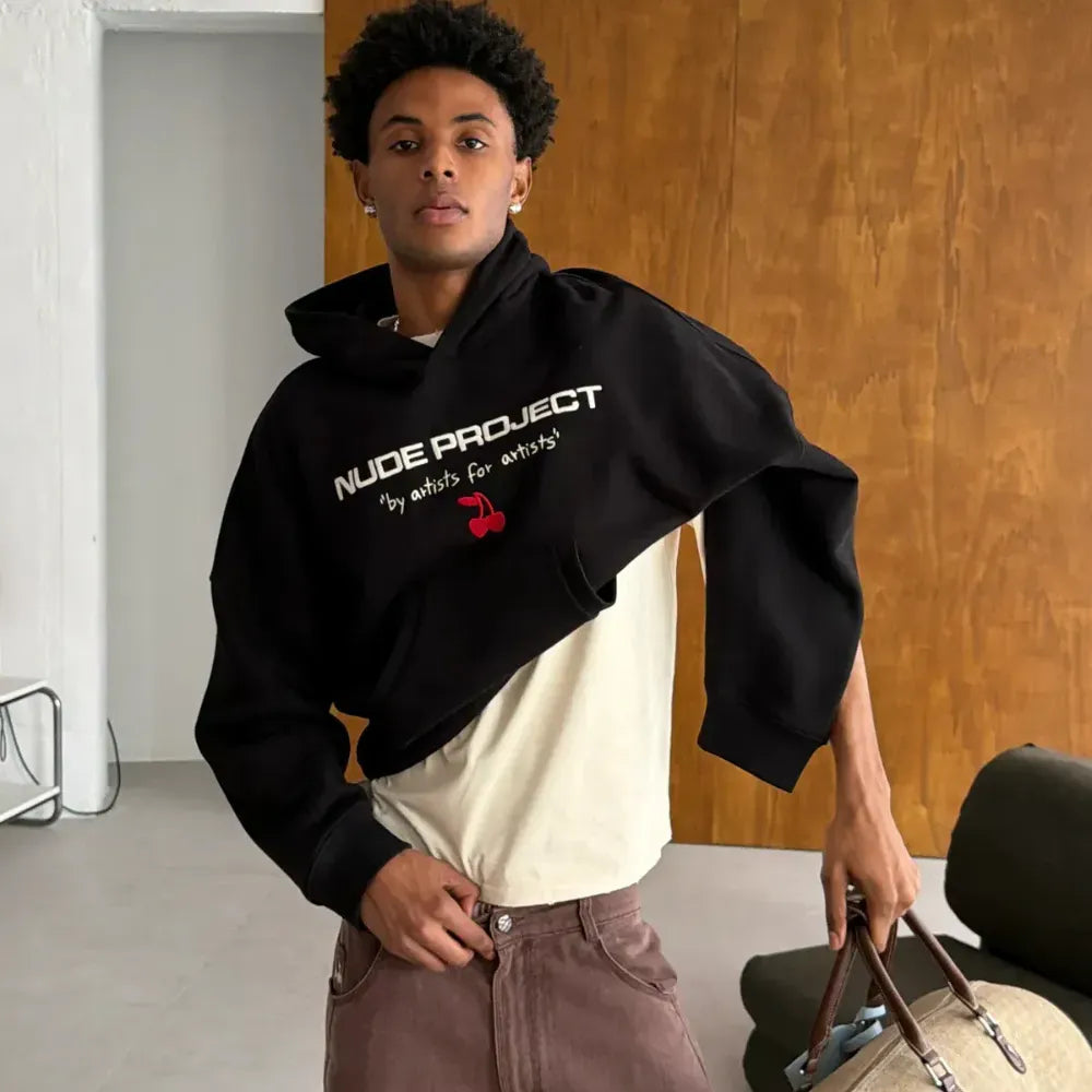 Moletom Nude Project Sport Hoodie Black