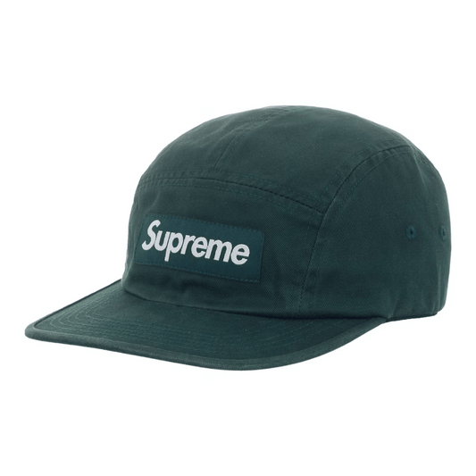 Boné Supreme Washed Chino Twill Camp Pine Green
