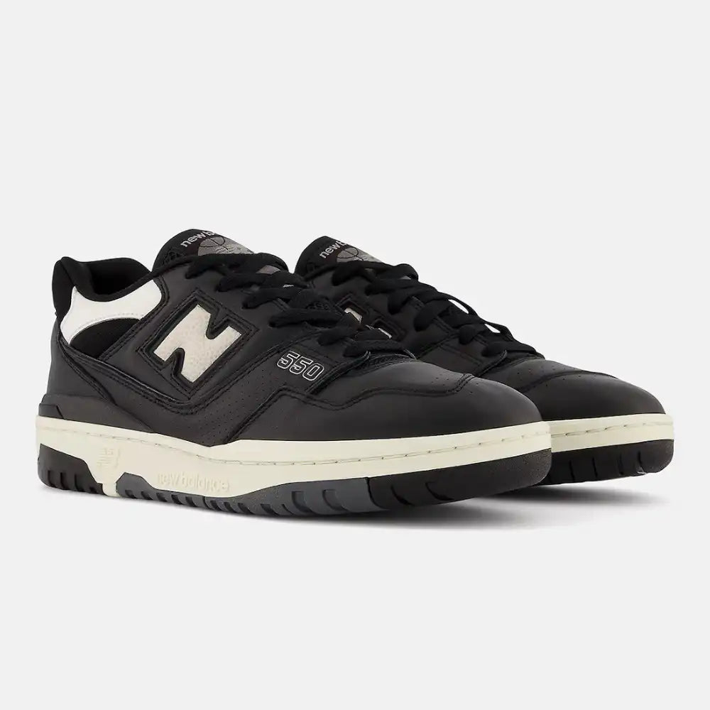 New Balance 550 Black Cream White