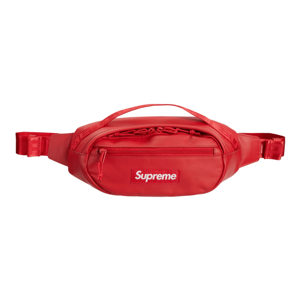 Waist Bag Supreme Leather Red