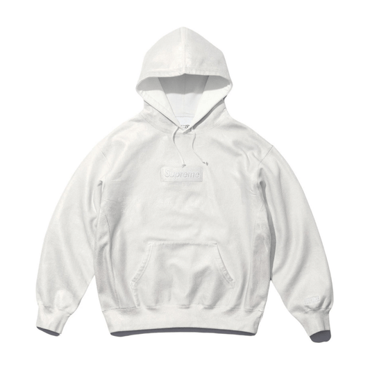 Maison Margiela x Supreme Moletom Foil Box Logo Hooded White