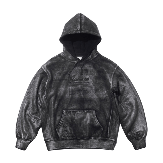 Maison Margiela x Supreme Moletom Foil Box Logo Hooded Black