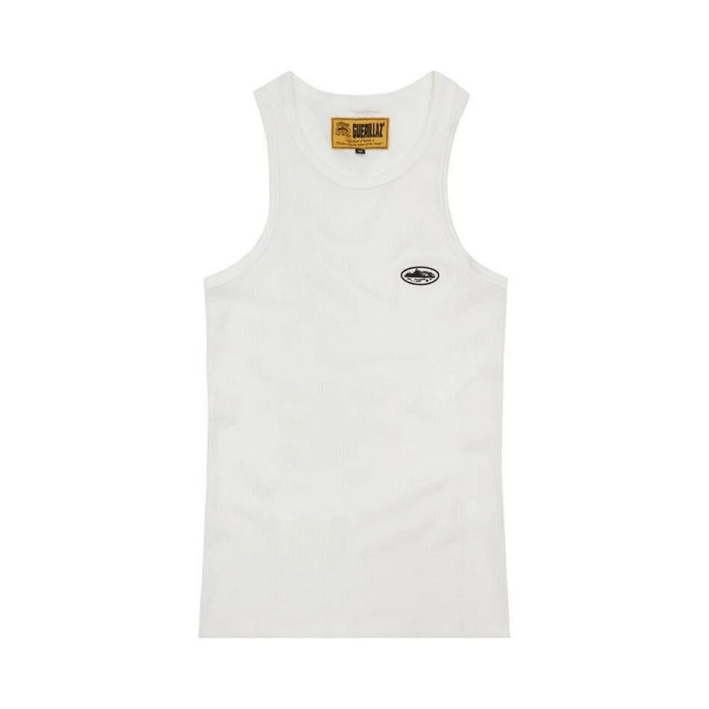 Camiseta Corteiz Bolo Essentials Tank White (3 Pack)