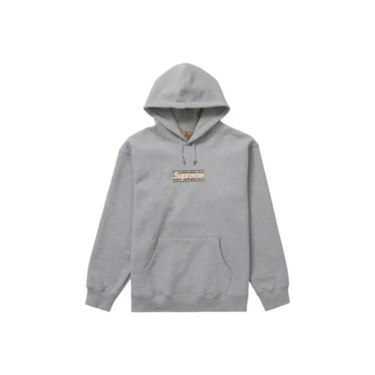 Burberry x Supreme Moletom Box Logo Heather Grey