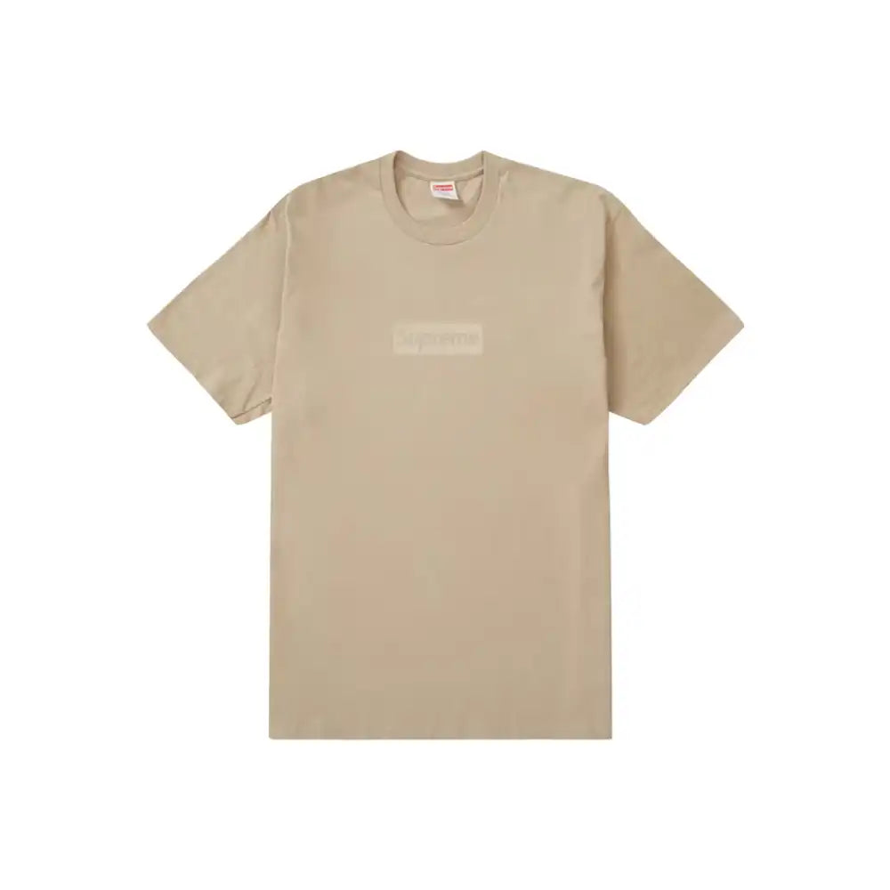 Camiseta Supreme Tonal Box Logo Khaki