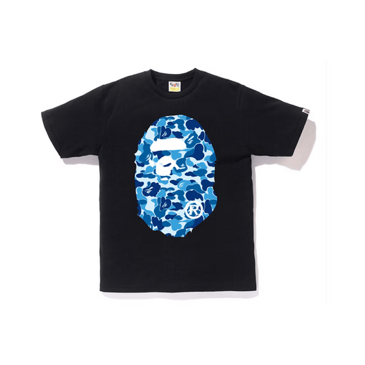 BAPE ABC Big Ape Head Tee (Black/Blue)