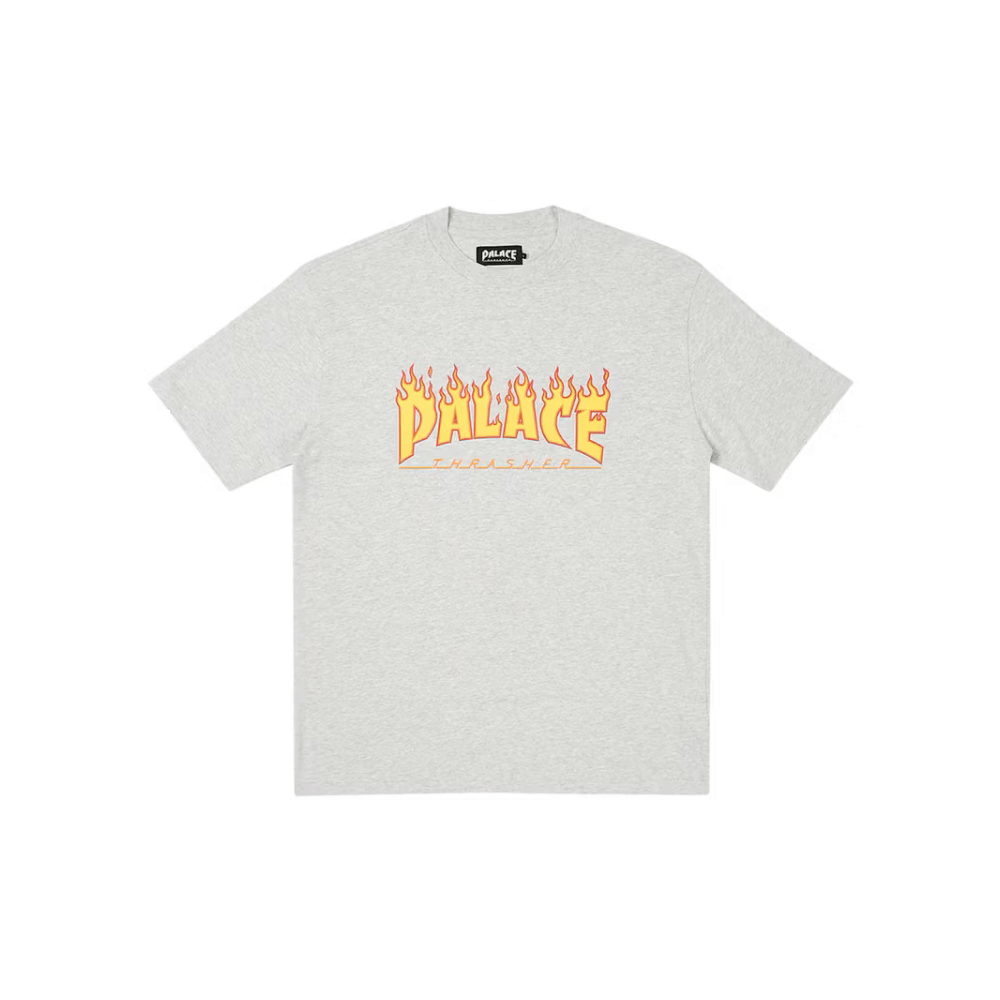 Thrasher x Palace Camiseta Grey Marl