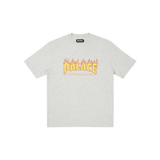 Thrasher x Palace Camiseta Grey Marl