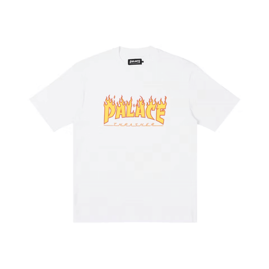 Thrasher x Palace Camiseta White