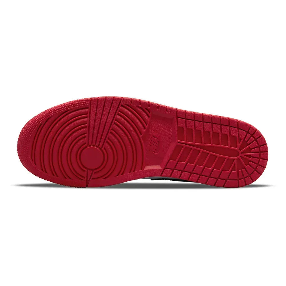 Air Jordan 1 Low Bred Toe Gym Red