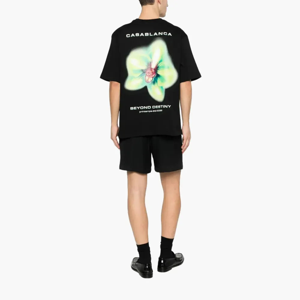 Camiseta Casablanca Oversized Glitch Orchid Black