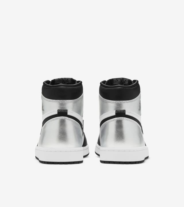 Air Jordan 1 High Silver Toe Feminino