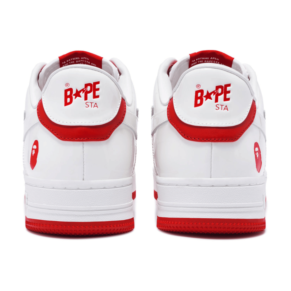 BAPE Sta #6 M2 (White/Red)