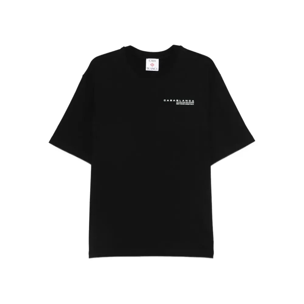 Camiseta Casablanca Oversized Glitch Orchid Black