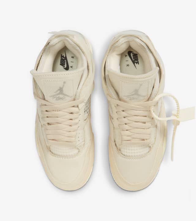 Off-White x Air Jordan 4 Sail Feminino