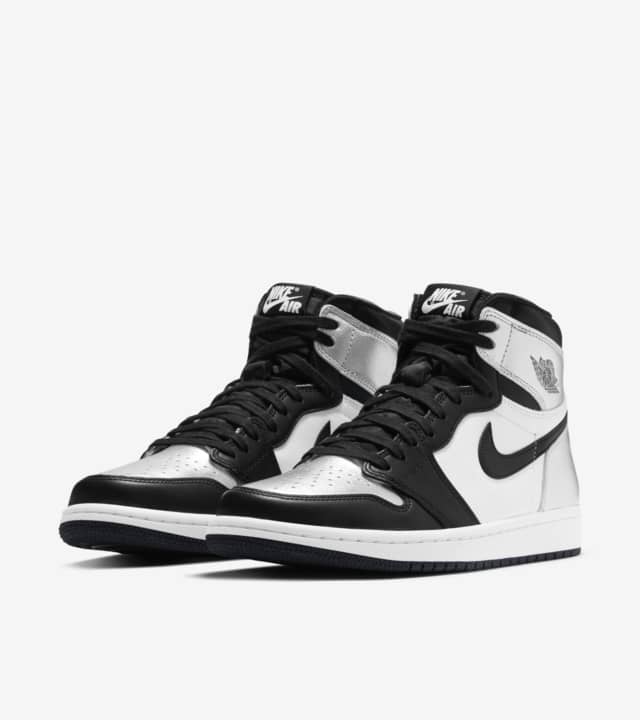 Air Jordan 1 High Silver Toe Feminino