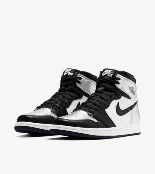 Air Jordan 1 High Silver Toe Feminino