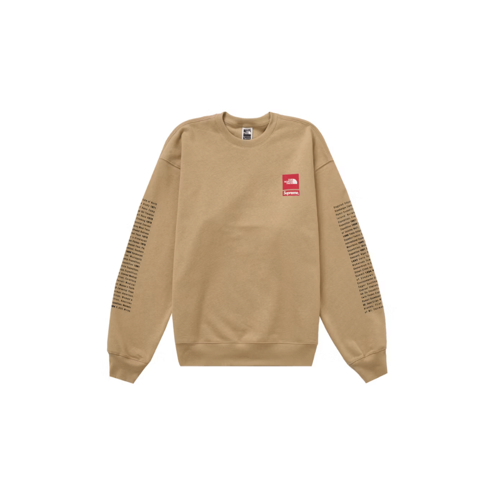 The North Face x Supreme Crewneck Khaki