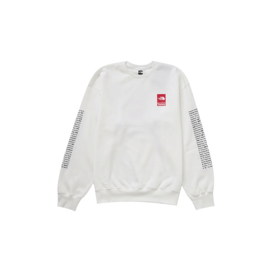 The North Face x Supreme Crewneck White