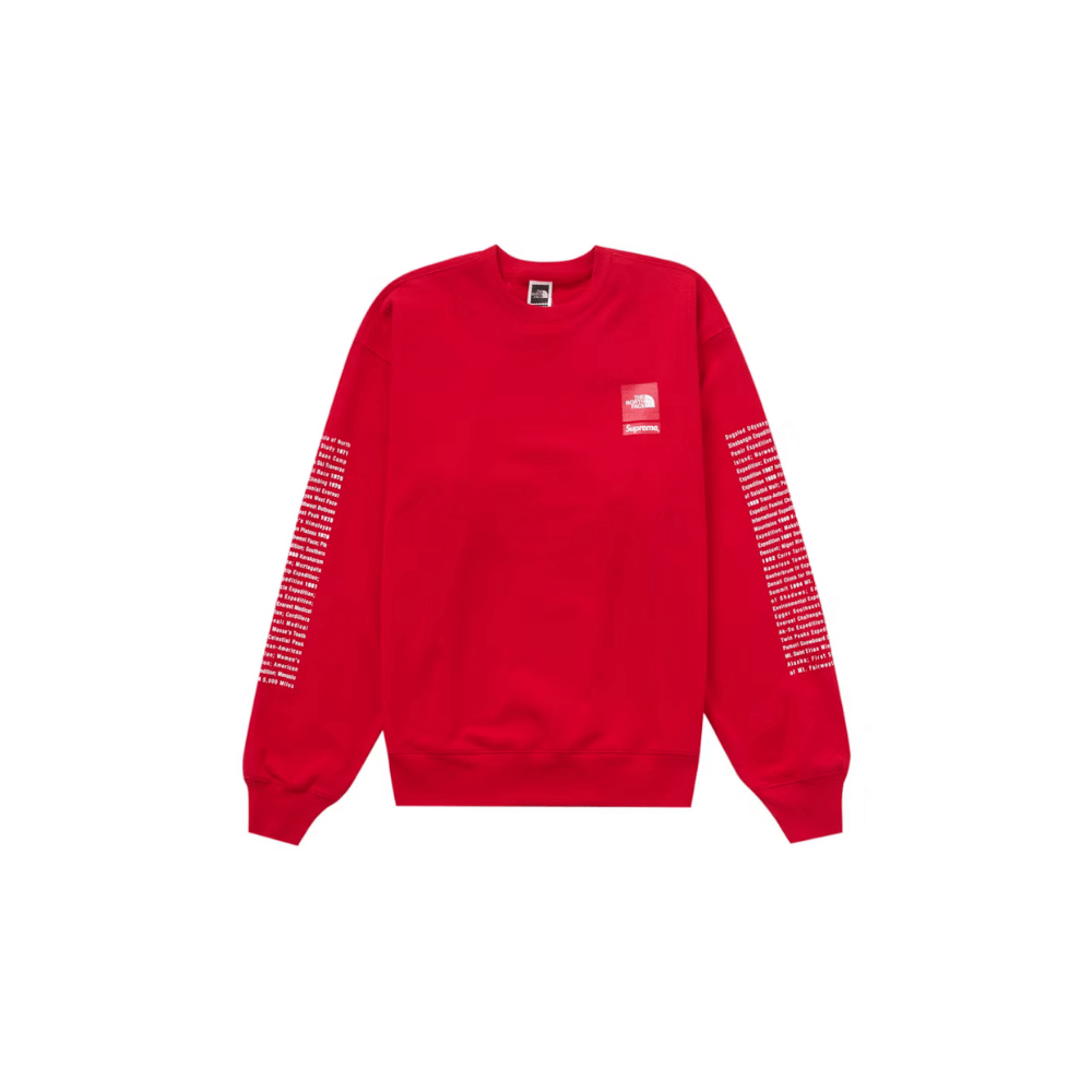 The North Face x Supreme Crewneck Red