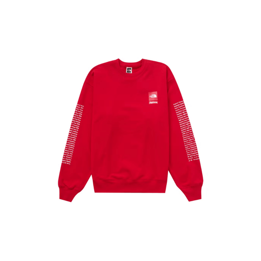 The North Face x Supreme Crewneck Red