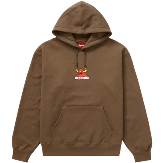 Toy Machine x Supreme Moletom Hooded Dusty Brown