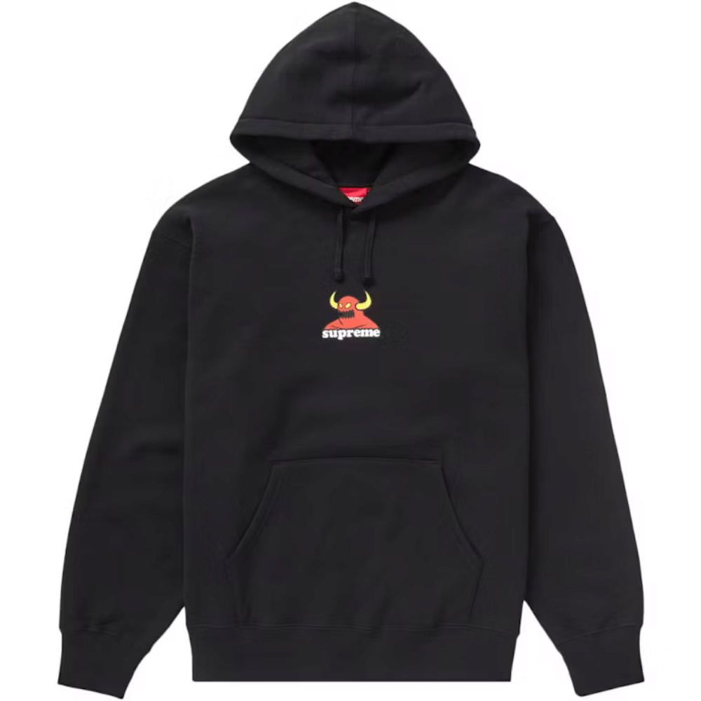 Toy Machine x Supreme Moletom Hooded Black