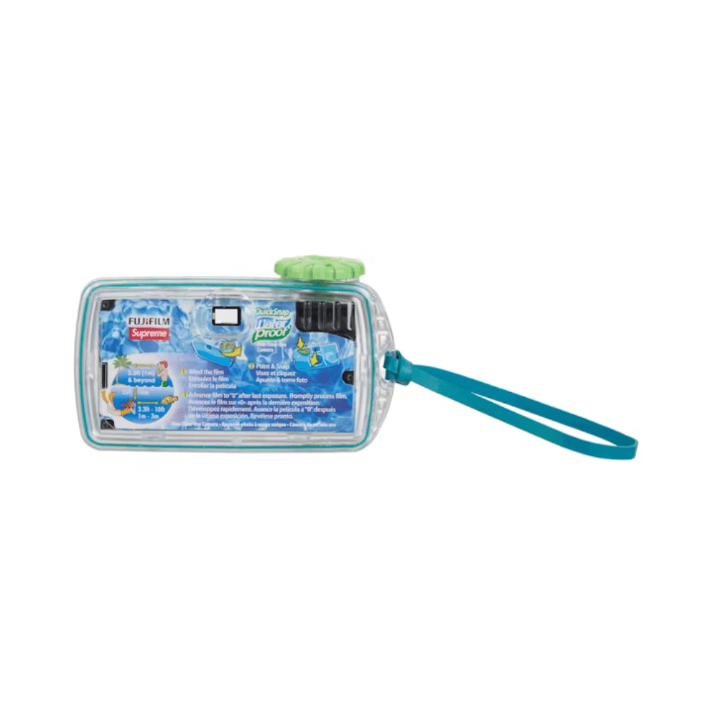 FujiFilm x Supreme Câmera Waterproof Blue