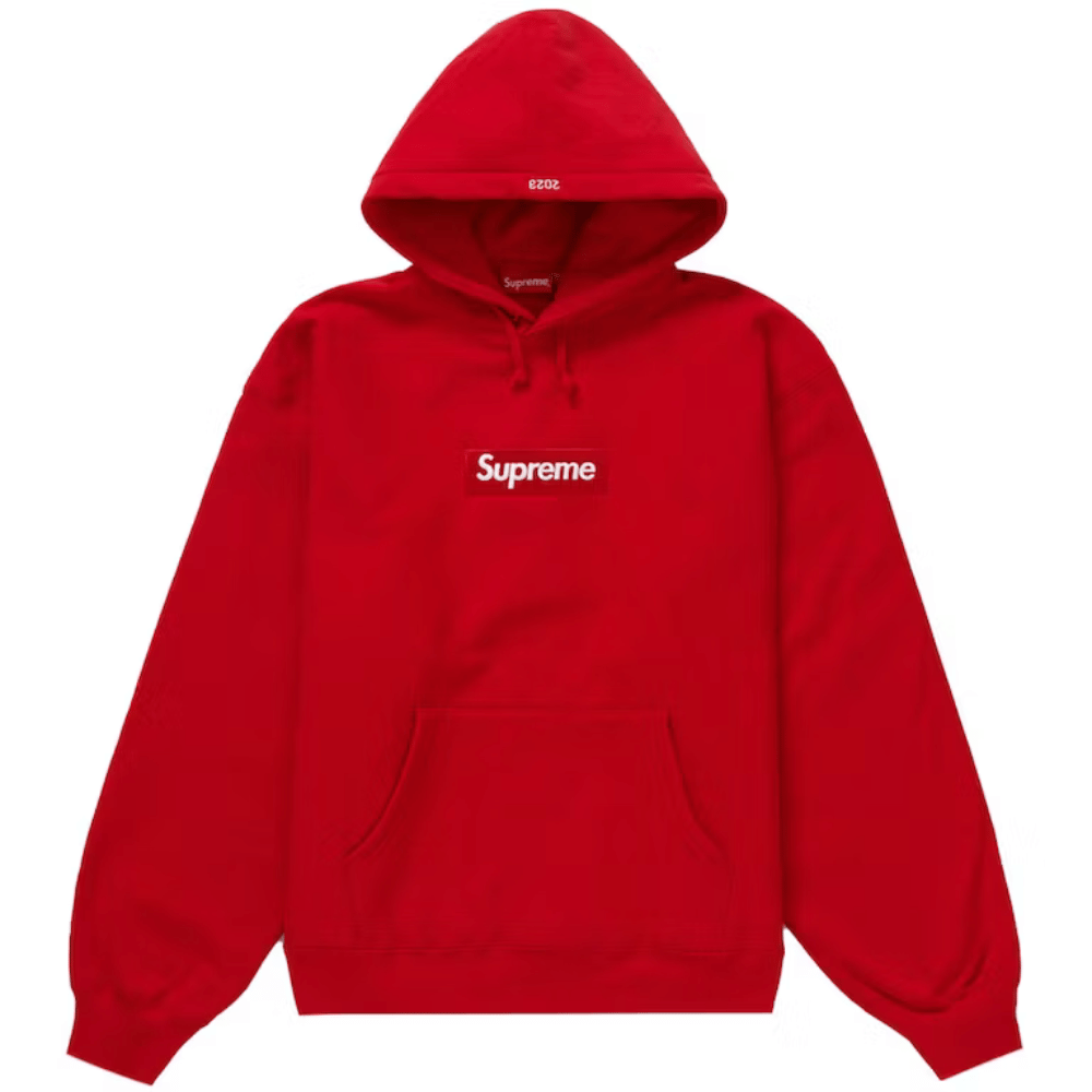 Moletom Supreme Box Logo Hooded Red