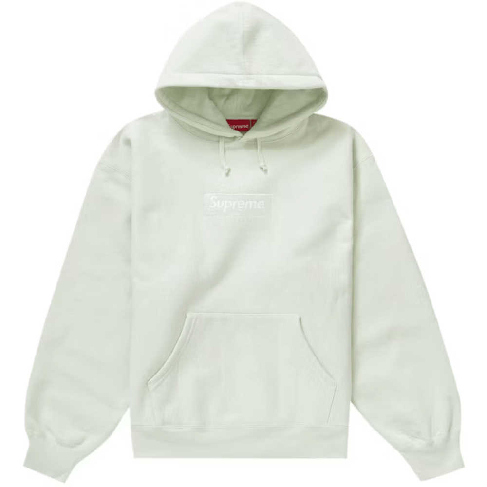 Moletom Supreme Box Logo Hooded Light Green