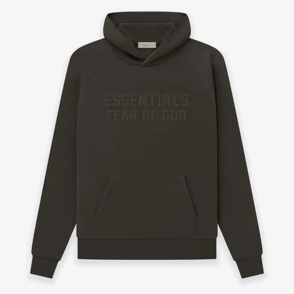 Fear of God Essentials Hoodie (Off-Black)