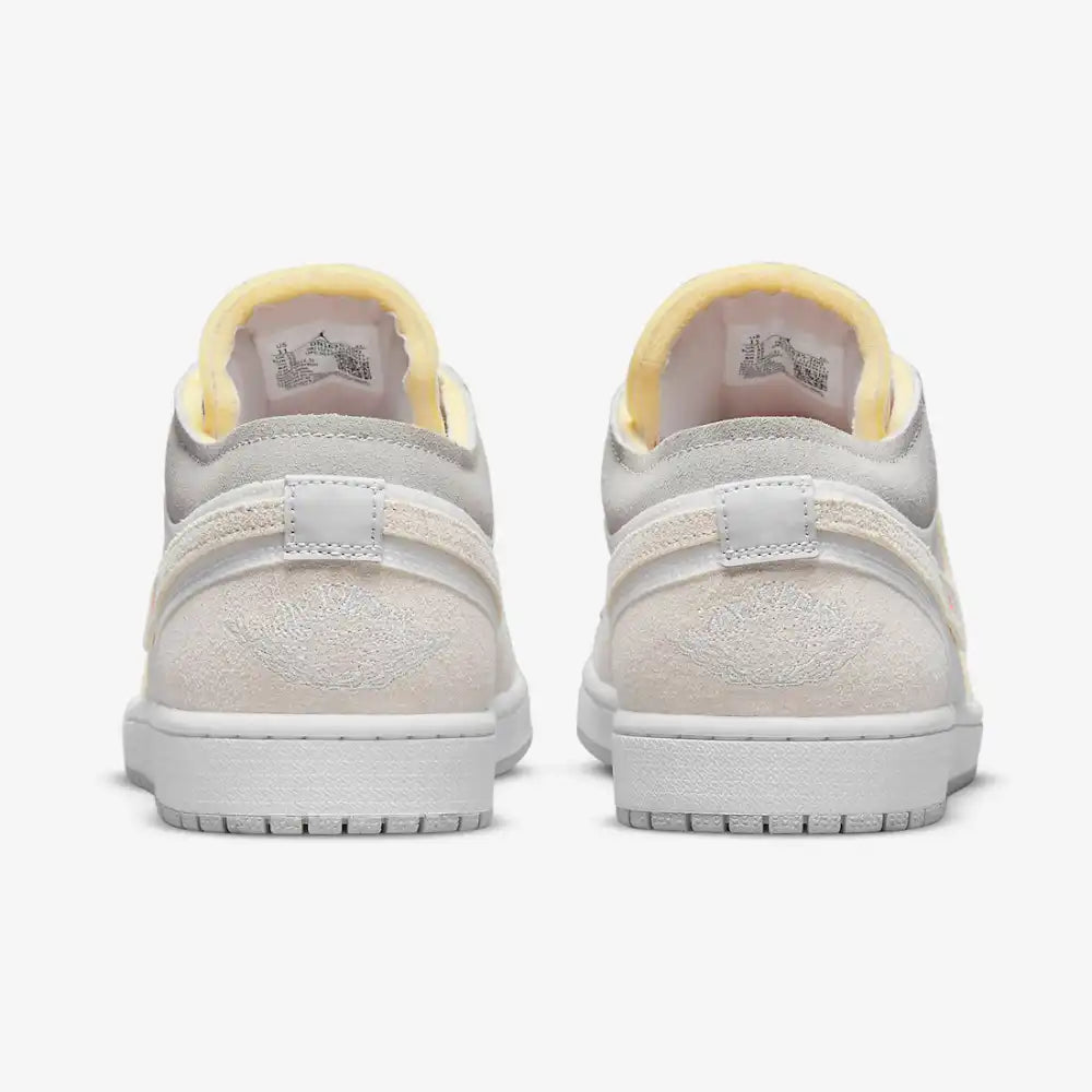 Air Jordan 1 Low Inside Out Cream White Light Grey