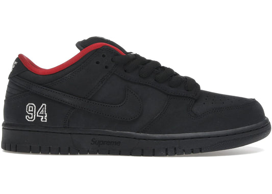 Supreme x Nike SB Dunk Low "94" Black FW25
