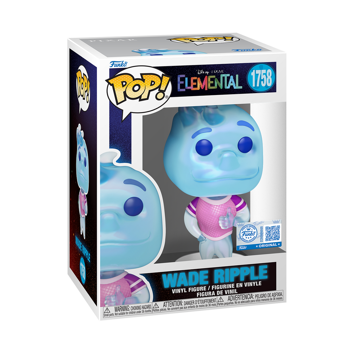 Funko Pop! Wade Ripple - Elemental