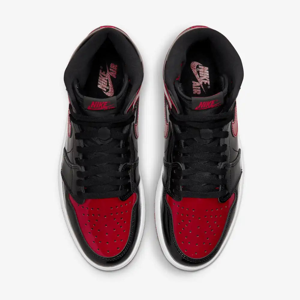Air Jordan 1 High Patent Bred