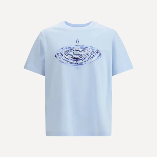 Camiseta Casablanca Drip Logo Pale Blue