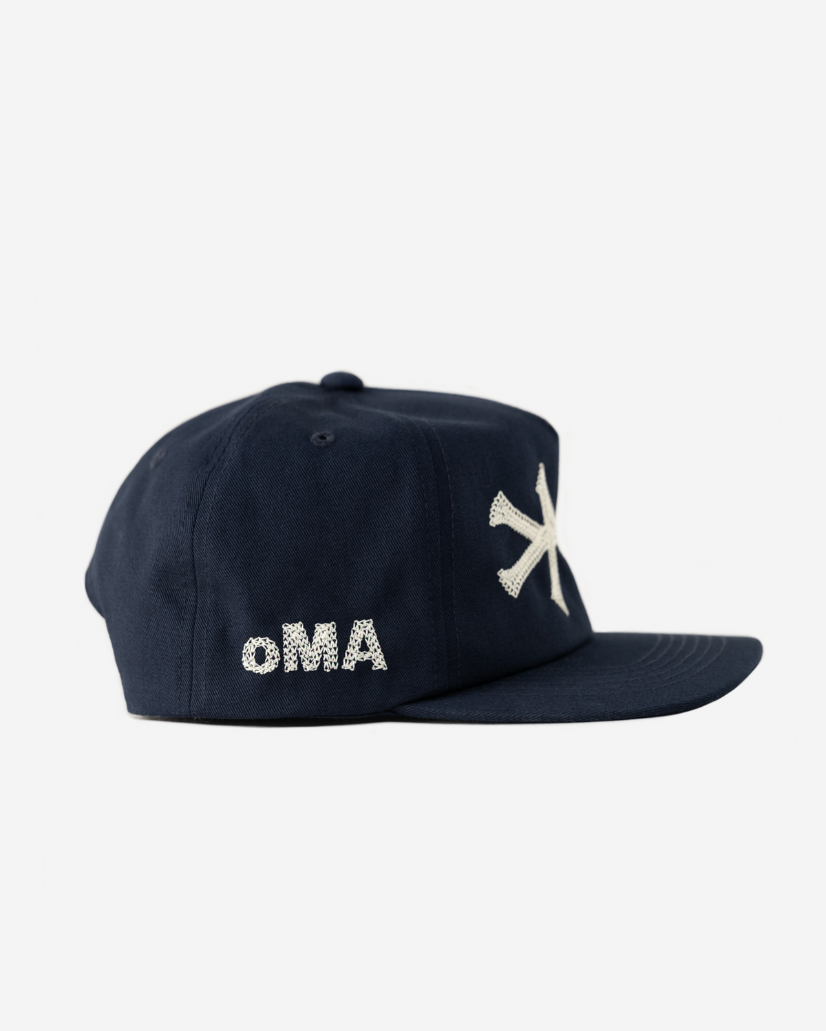 Boné oMA Studios New York Chain Stitch (Azul Marinho)