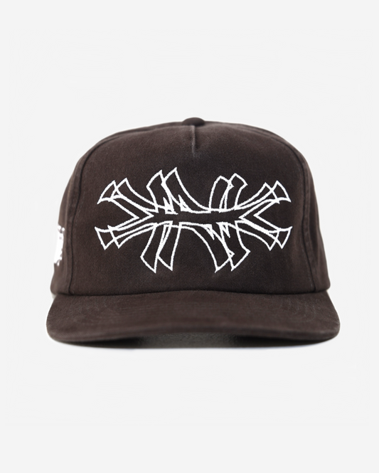 Boné oMA Studios New York Chain Stitch (Preto Vintage)