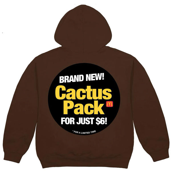 McDonald's x Travis Scott Cactus Pack Sticker Moletom Marrom