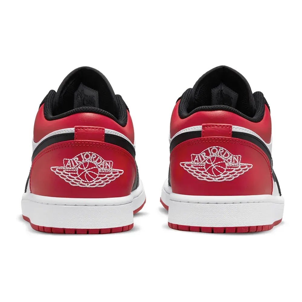 Air Jordan 1 Low Bred Toe Gym Red