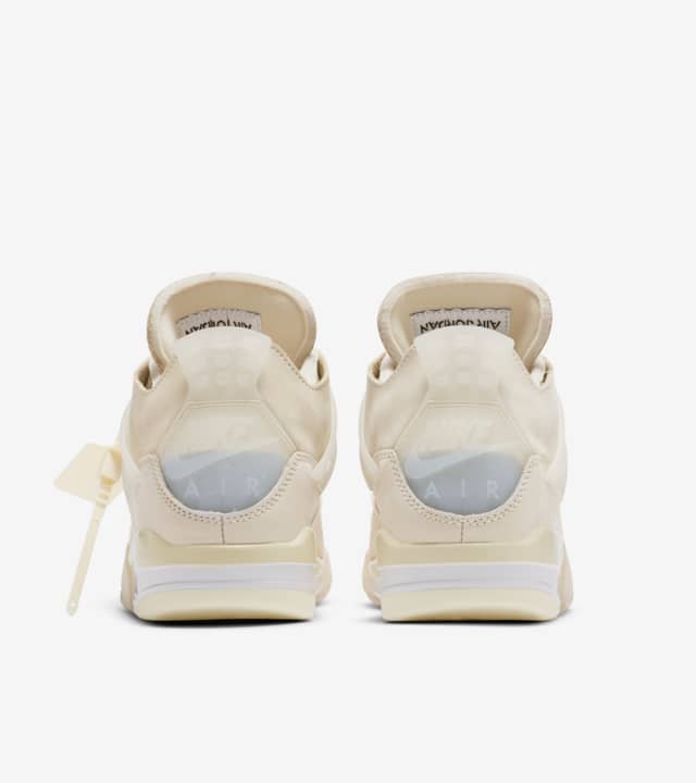 Off-White x Air Jordan 4 Sail Feminino
