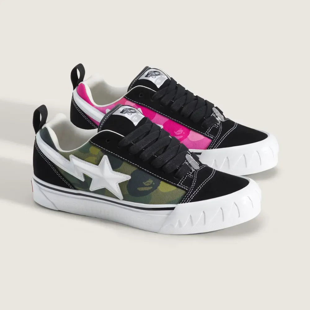 BAPE x Vans Premium Knu Skool Camo (Green)