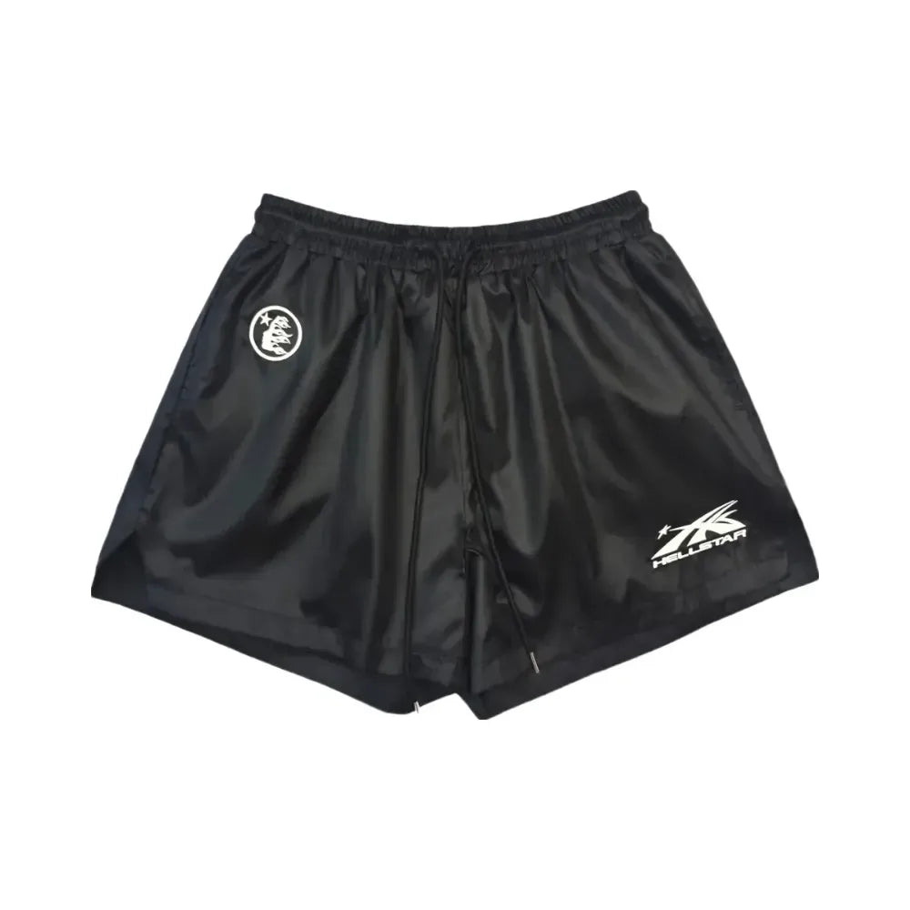 Bermuda Hellstar Nylon Shorts Black