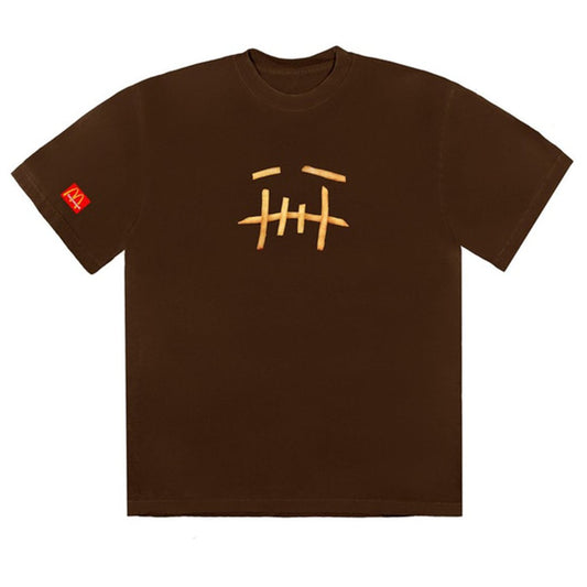 McDonald's x Travis Scott Camiseta Batata Frita Marrom