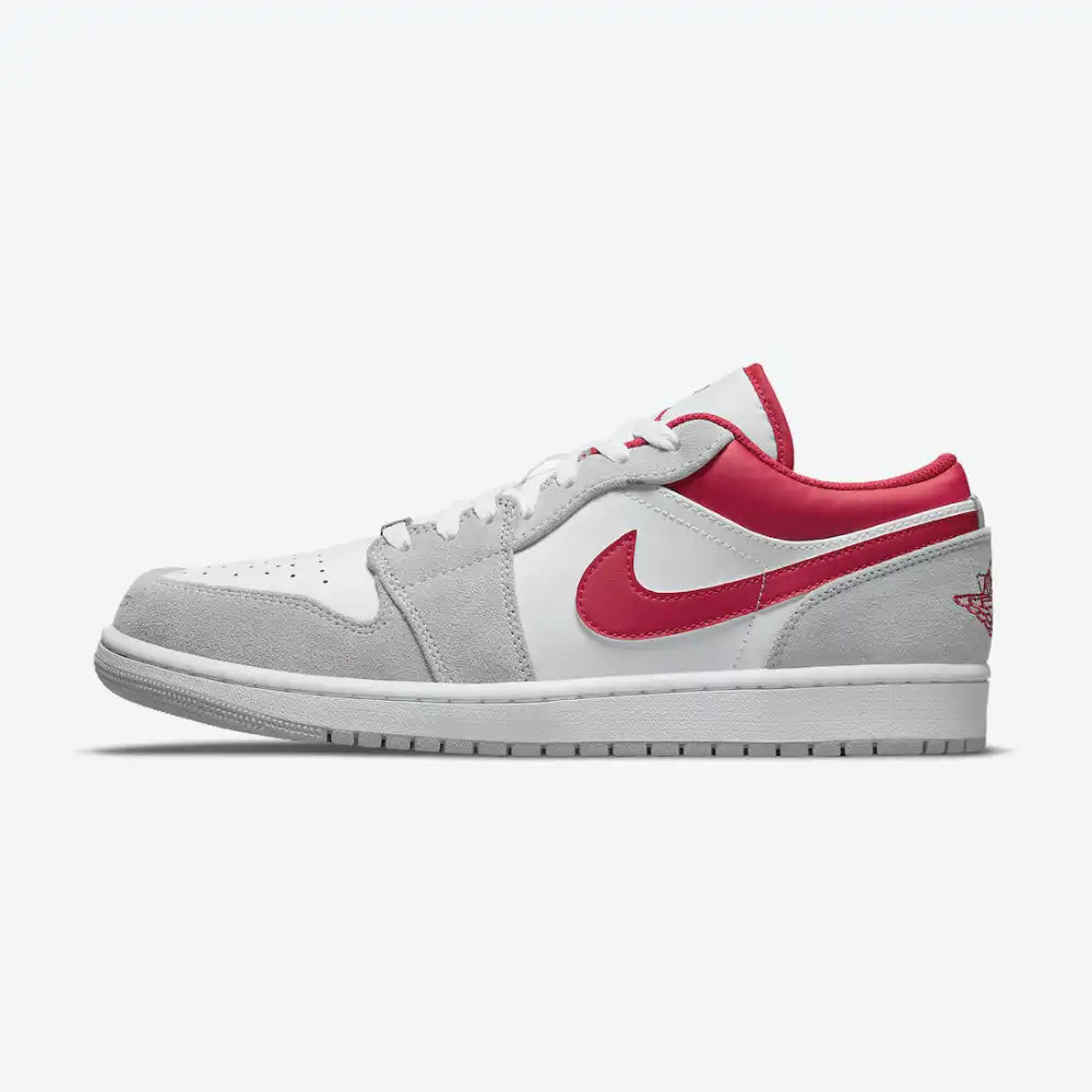 Air Jordan 1 Low Light Smoke Grey Gym Red